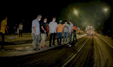 Rotatória da Nilton Lins passa por revitalização