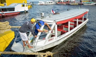 Embarcações do Porto de Manaus são fiscalizadas pela Amazonastur e Politur