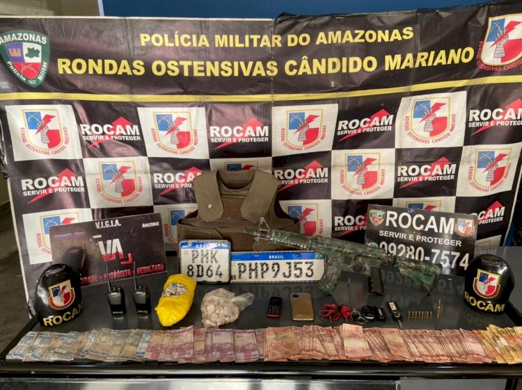 Polícia Militar, durante Operação ‘Hórus’, detém comerciante com entorpecentes e munições em Tabatinga