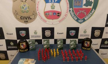 Rocam detém homem em posse de mais de 200 munições no município de Coari