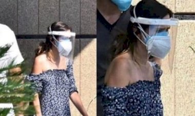 Tatá Werneck é criticada na web por usar três máscaras no velório de Paulo Gustavo