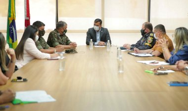Governador Wilson Lima alinha parceria com o Exército para organização do fluxo migratório de venezuelanos