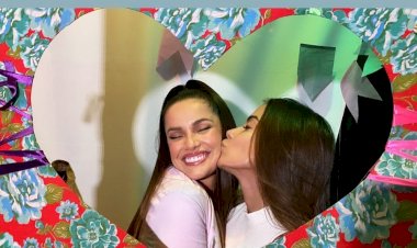 Juliette e Anitta se encontram e cantora brinca: 'Vim cobrar o aluguel'