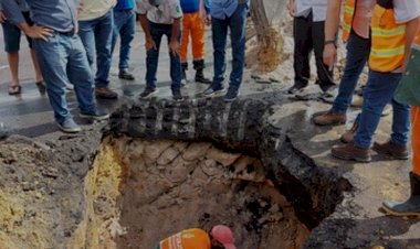 Prefeitura atua de maneira emergencial em rompimento de adutora na Torquato Tapajós