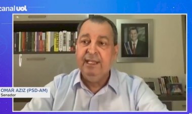 Senador Omar Aziz responde a comentário do Presidente Jair Bolsonaro,  que disse querer ouvir o pronunciamento do Senador