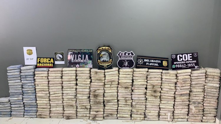 PC-AM deflagra segunda fase da operação “Jatuarana” e apreende 354 Kg de pasta base de cocaína, avaliada em R$ 5,3 milhões