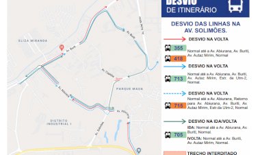 Avenida no Distrito será interditada para obras de infraestrutura viária, na terça-feira, 6/7
