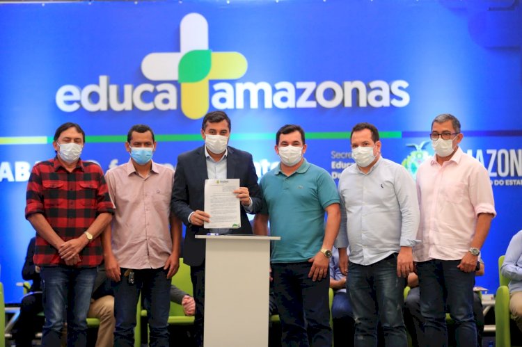 Wilson Lima lança 'Educa+Amazonas', com investimento de R$ 400 milhões em educação nos 62 municípios do estado