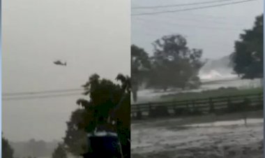 Helicóptero do Exército cai em rio no Amazonas e deixa um morto