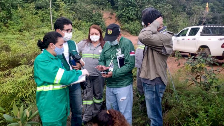 Órgãos ambientais fiscalizam barragens de mineração na Vila de Pitinga