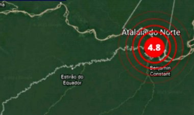Terremoto de magnitude 4.8 atinge cidades do interior do Amazonas