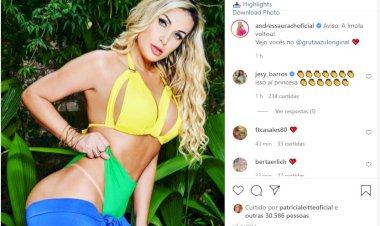 Andressa Urach anuncia volta à prostituição após separação e nega ter abortado