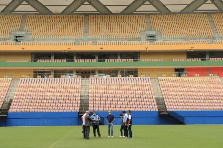 Governador Wilson Lima e CBF asseguram que Arena da Amazônia estará pronta para jogo entre Brasil e Uruguai