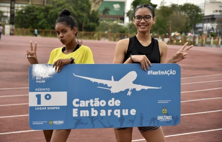 Com apoio do Governo do Amazonas, corredoras Ana e Maria representam estado no Brasileiro de Atletismo Sub-16
