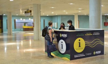 Amazonastur reativa Centro de Atendimento ao Turista (CAT) no aeroporto de Manaus