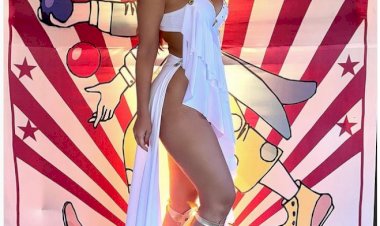 Ivy Moraes escolhe fantasia de "Deusa Grega" para festa e é aclamada na web: "Brinca de ser bonita"