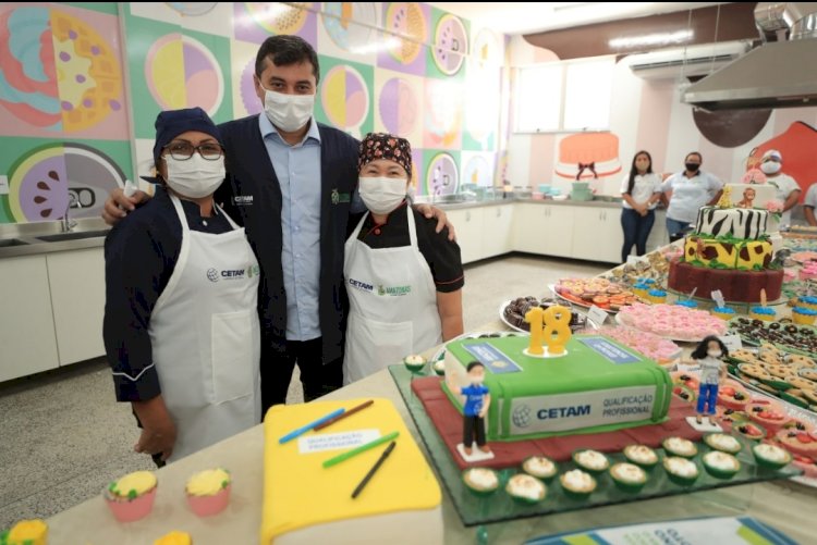 Governador Wilson Lima inaugura a maior e mais moderna escola do Cetam, a primeira da zona norte de Manaus