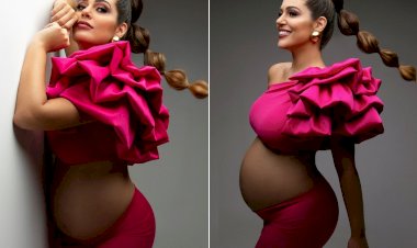 Grávida, ex-BBB Vivian Amorim mostra "buchinho" da primeira filha