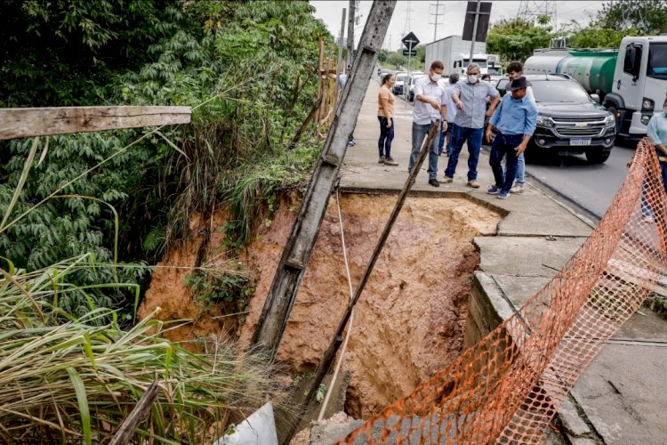 Prefeitura inicia recuperação de rede de drenagem profunda na avenida das Torres