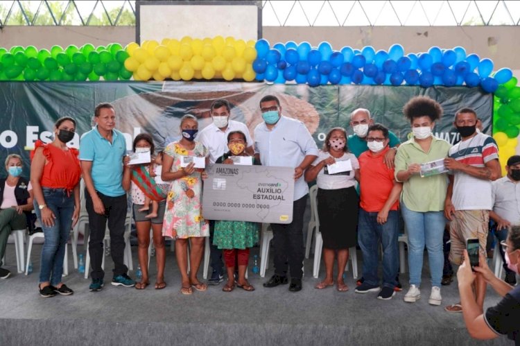 Wilson Lima segue com entregas do Auxílio Estadual em Borba e Nova Olinda do Norte