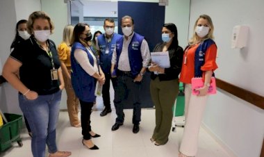 Comitê de Crise da SES-AM realiza visita técnica ao hospital Nilton Lins e solicita leitos do HUGV