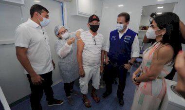 Governador Wilson Lima anuncia vacinação em supermercados para intensificar imunização contra a Covid-19