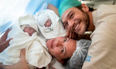 Fabiula Nascimento dá à luz filhos gêmeos com Emilio Dantas.