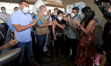 Ao lado de ministro da Saúde, Wilson Lima destaca apoio do Governo Federal para enfrentar pandemia