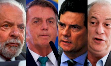 Lula tem quarenta e quatro por cento das  intenções de votos contra vinte e quatro por cento de Bolsonaro, aponta pesquisa Ipespe