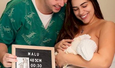 Vivian Amorim anuncia nascimento da primeira filha: "Ela não quis esperar"