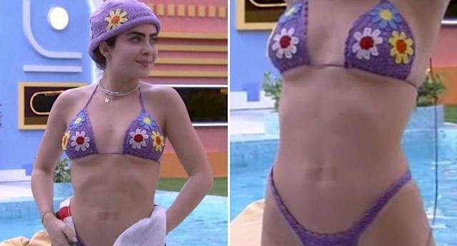 "BBB 22": Por que Jade Picon usa fita adesiva para cobrir o umbigo?