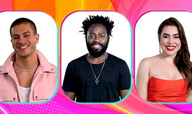 Terceiro Paredão do BBB 22 é entre Arthur Aguiar, Douglas Silva e Naiara Azevedo