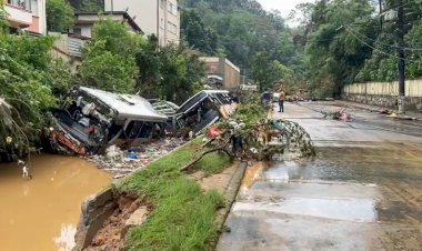 Forte chuva atinge Petrópolis e cidade entra em estado de calamidade pública