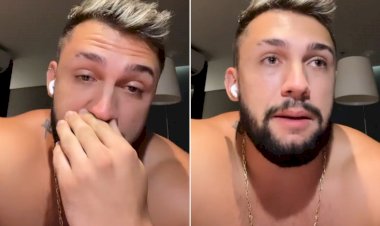 Arthur Picoli chora após ser ligado a caso de estupro de menor por jornal do ES