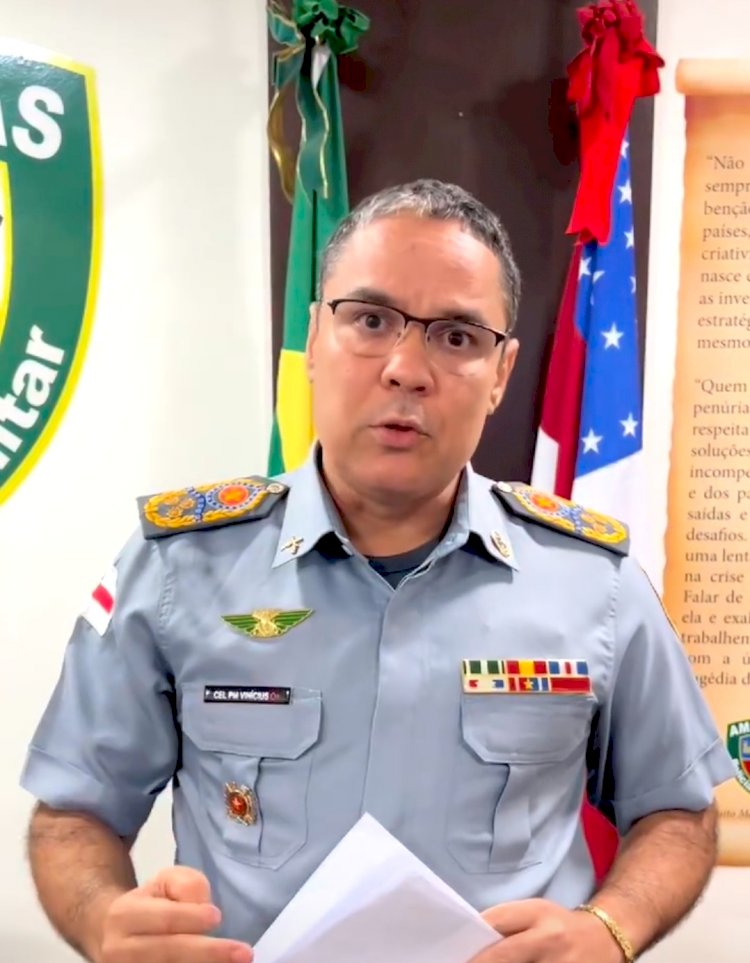 Comandante da PM Coronel Vinícius Almeida divulga decisão do TCE mantendo o Concurso Público