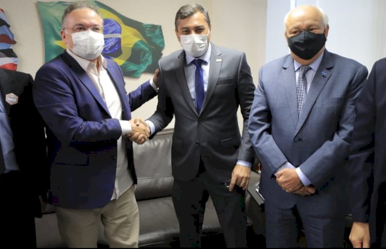Governador e representantes da indústria estiveram em Brasília, no gabinete do senador Roberto Rocha, relator da PEC