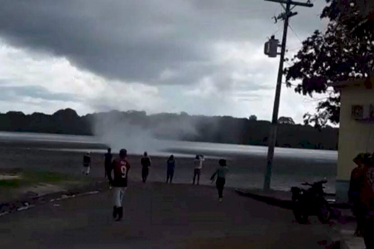 Defesa Civil do Amazonas confirma ocorrência de tromba d’água em Nhamundá