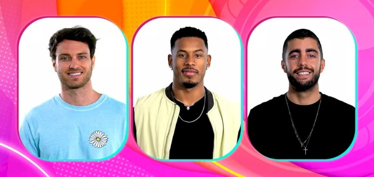 Décimo Paredão do BBB 22 é entre Lucas, Paulo André e Pedro Scooby