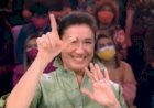 Lilia Cabral faz L ‘de Lula’ na hora de votar no “Domingão com Huck”