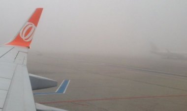 Neblina deixa céu de Manaus encoberto nas primeiras horas do dia