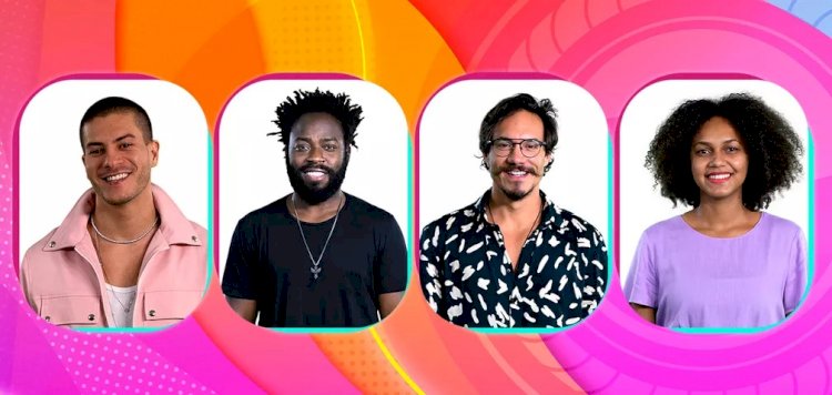 15º Paredão do BBB 22 é entre Arthur Aguiar, Douglas Silva, Eliezer e Jessilane