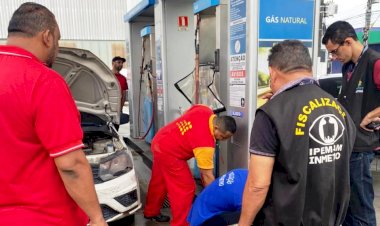 Posto de Combustível de GNV é autuado em fiscalização realizada pelo IPEM