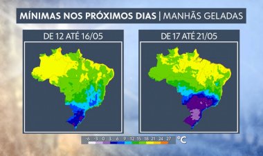 Brasil terá semana de frio intenso com neve, 'chuva congelante' e temperatura atípica para maio