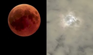 Em Manaus, tempo nublado frustra a visualização do Eclipse Lunar total