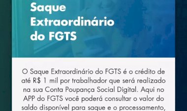 Saque Extraordinário do FGTS é pago a 3,5 milhões de trabalhadores hoje; veja quem recebe