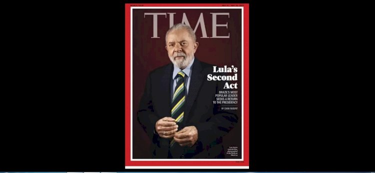 Capa da revista americana 'Time', Lula diz que Bolsonaro estimula o racismo