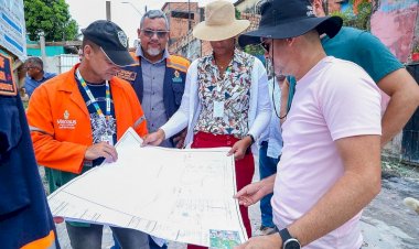 Prefeito David Almeida determina rapidez na recuperação de áreas atingidas por erosões