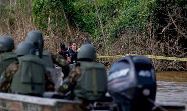 Corpo de Bombeiros encontra mochila, notebook e sandálias em área de busca por indigenista e jornalista inglês no AM
