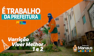 Equipes de obras e limpeza garantem cuidados em toda a cidade – É trabalho da Prefeitura