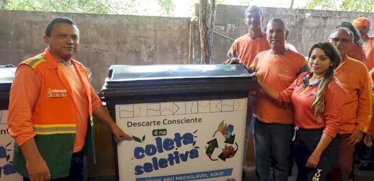 Prefeitura de Manaus instala mais dois Pontos de Entrega Voluntária de material reciclável